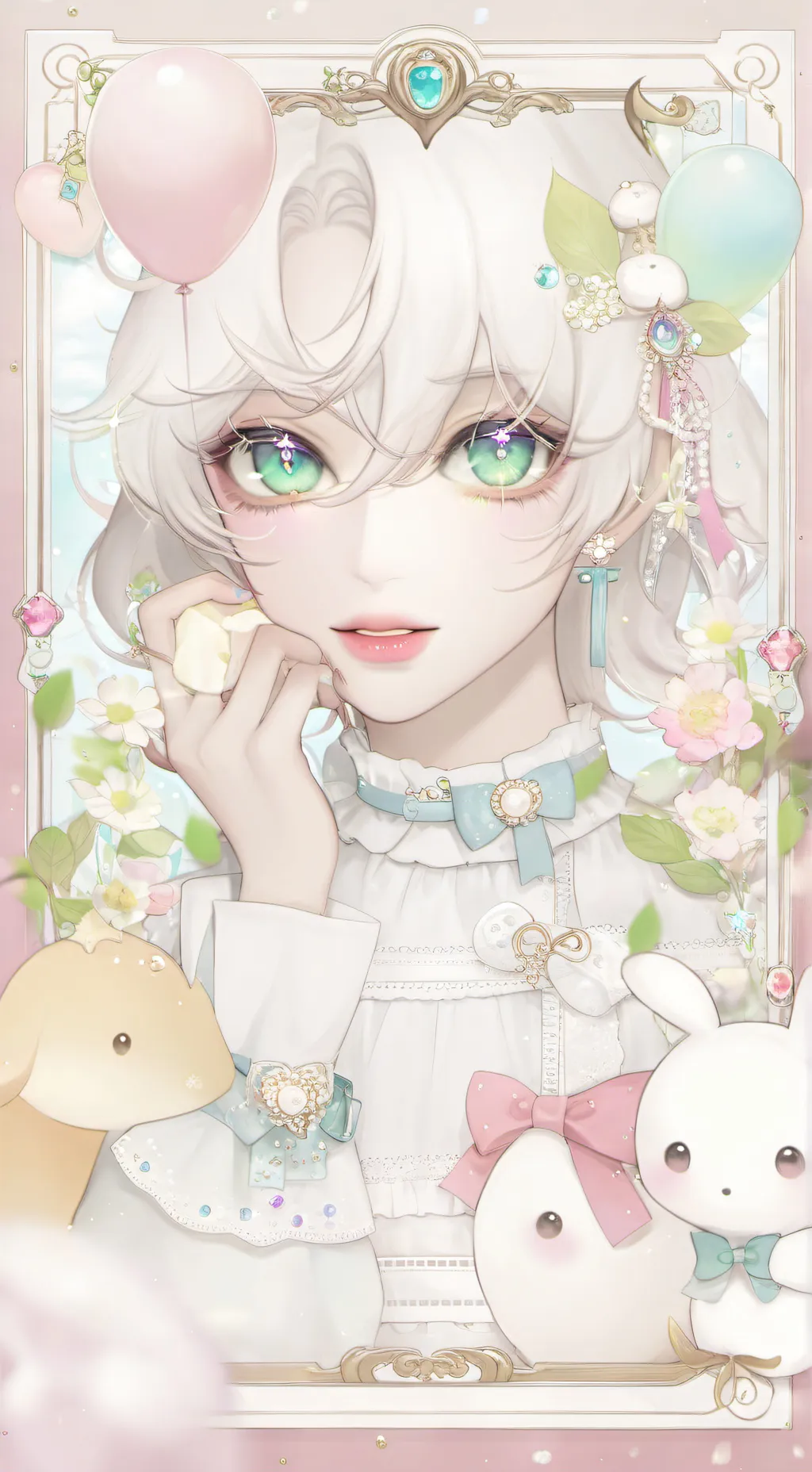 ai character: Luna background