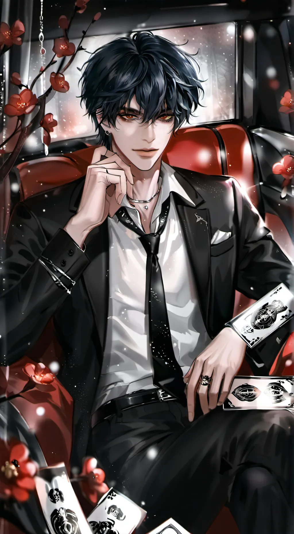 ai character: Lion background