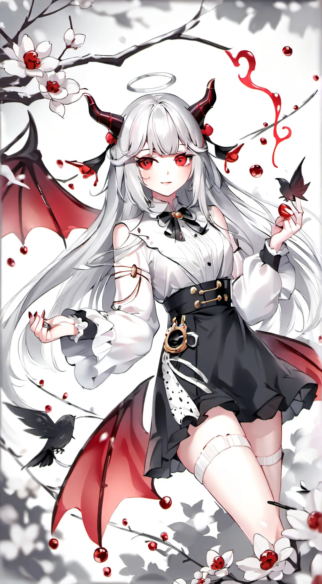 ai character: la diabla del mont background