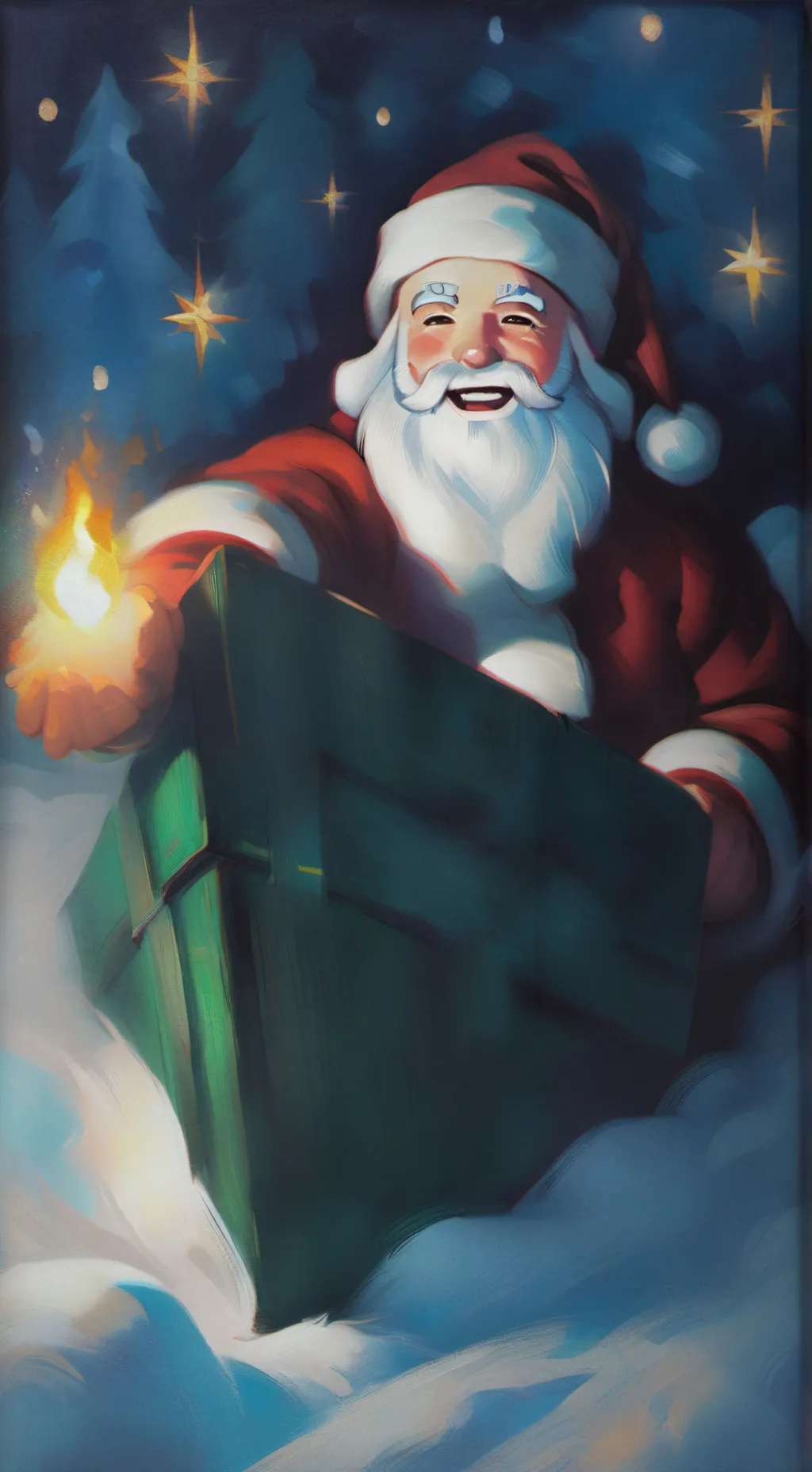 ai character: Undertale Au X-Mas background