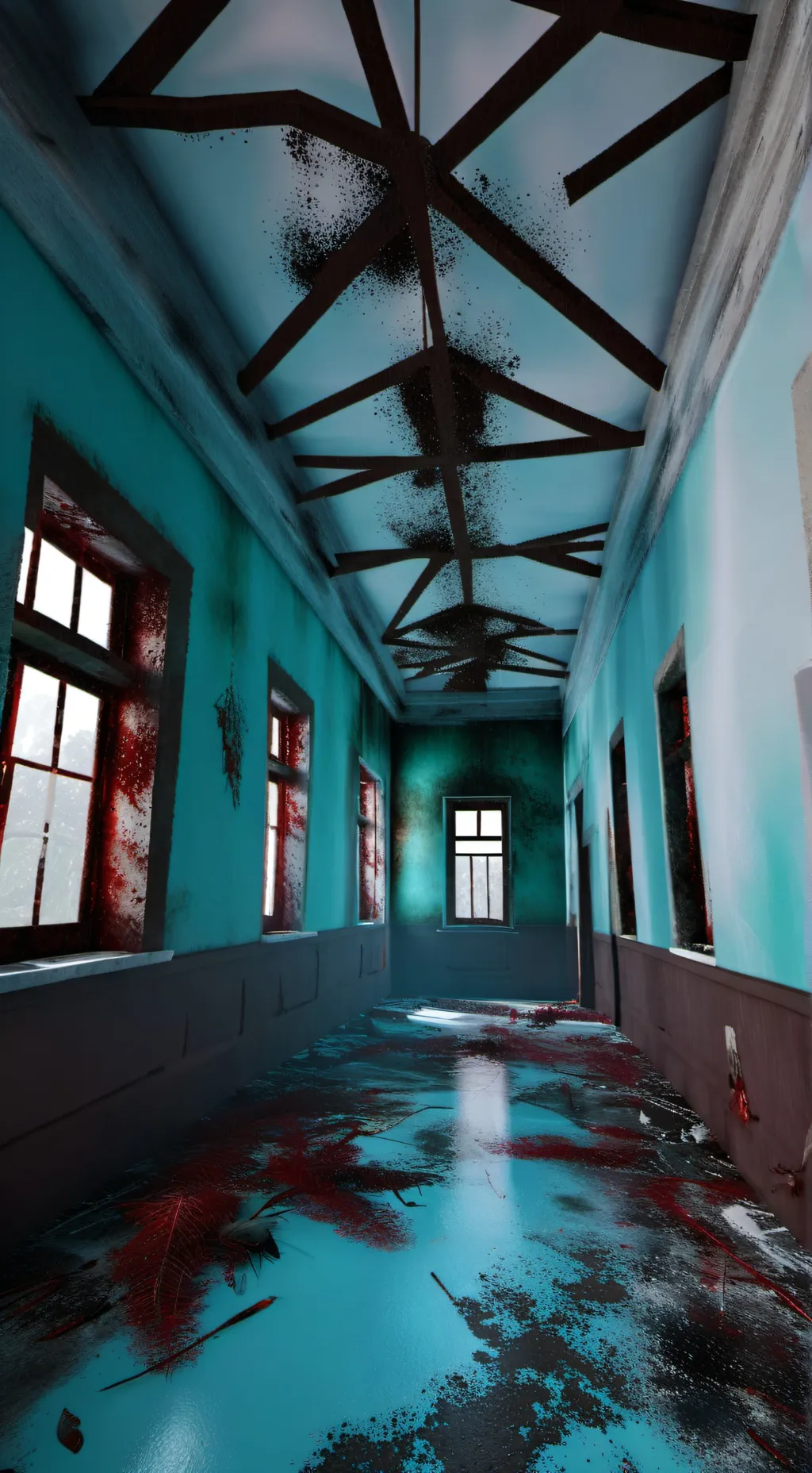 ai character: PB insane asylum background