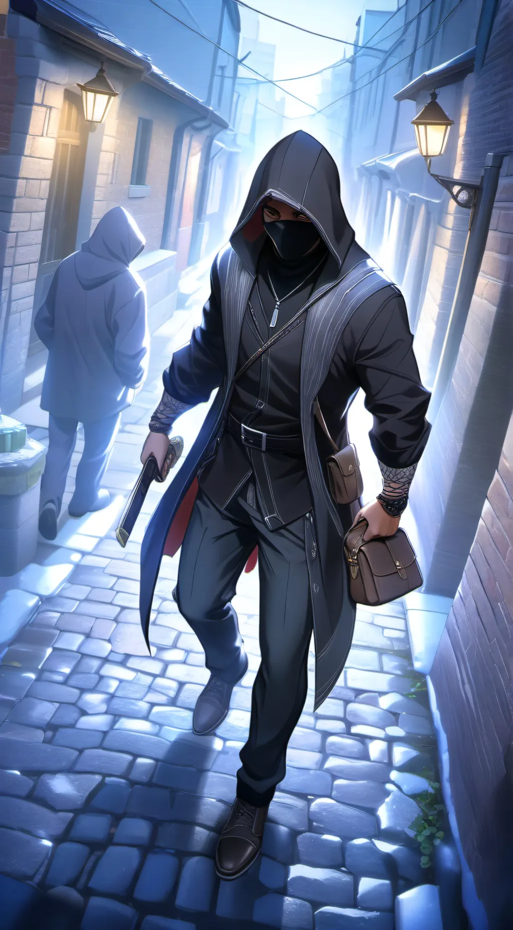 ai character: School (6):Robbery background