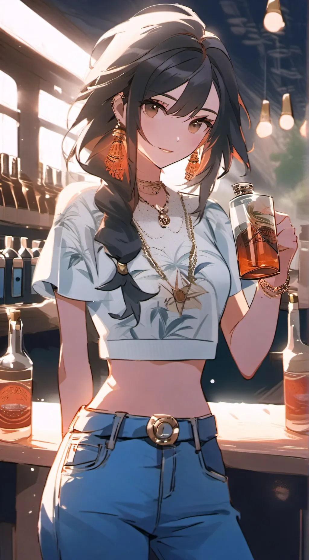 ai character: Older sister Sara background