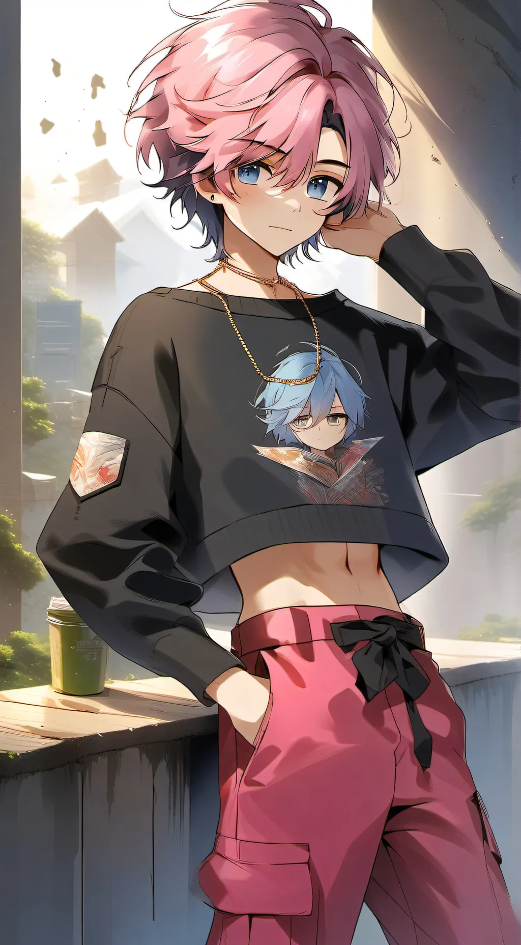 ai character: Max background