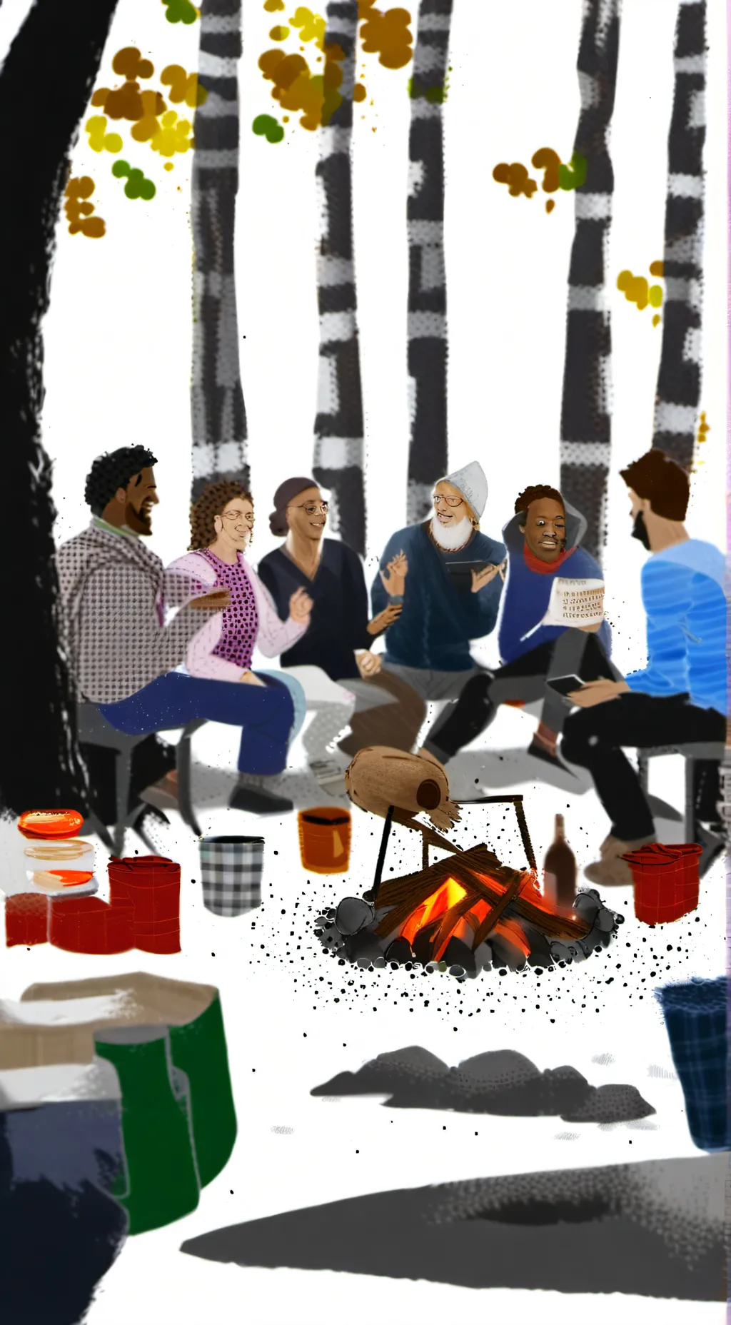 ai character: los papus panas background