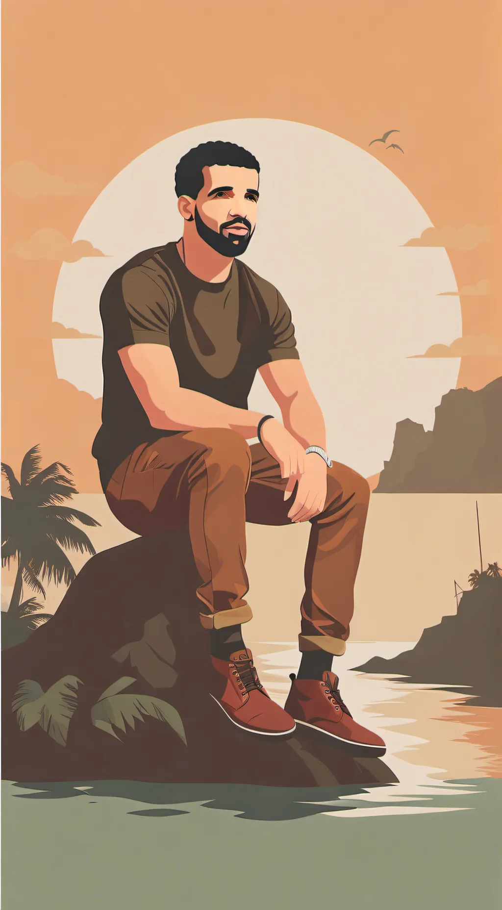 ai character: Drake background