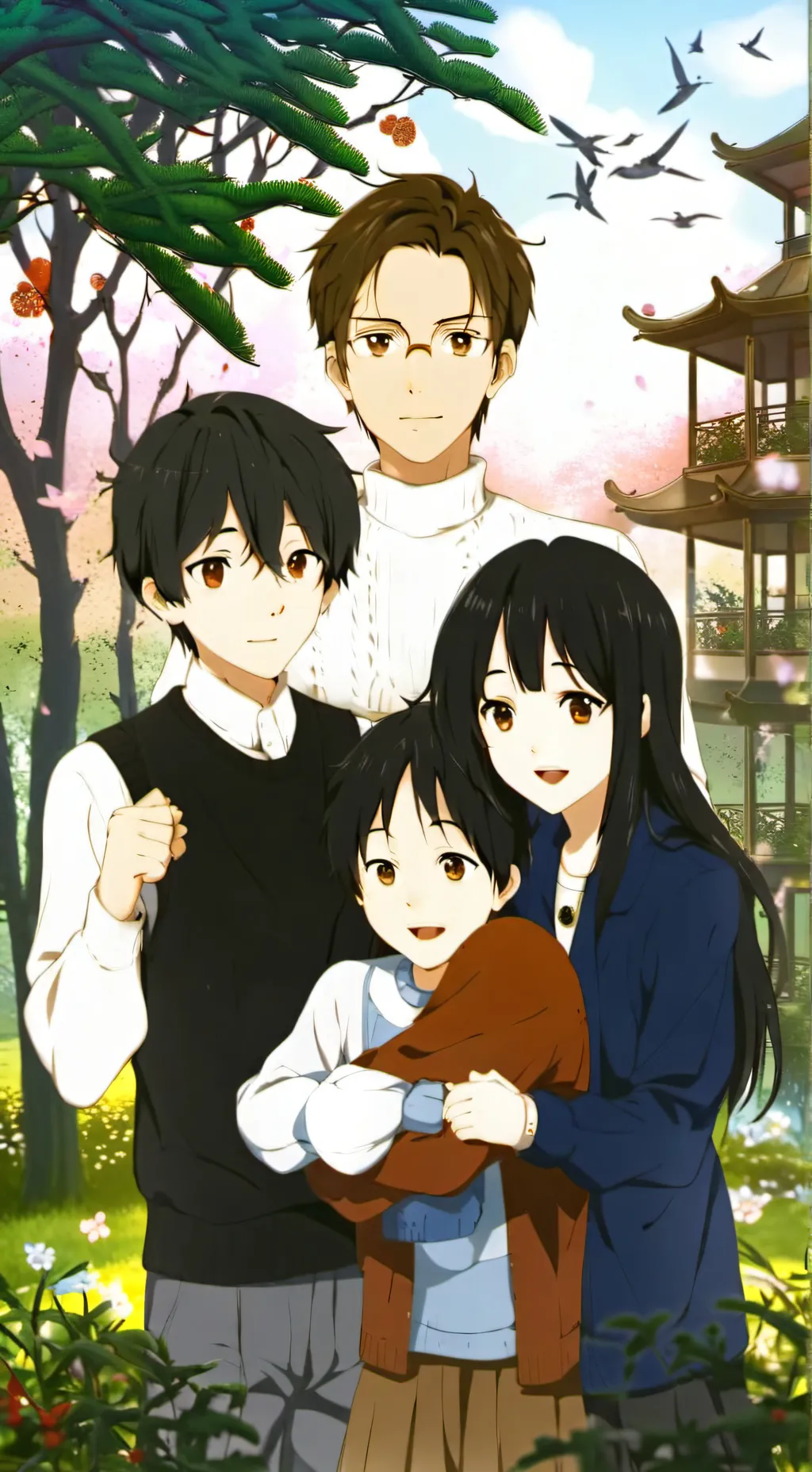 ai character: YouTuber family background