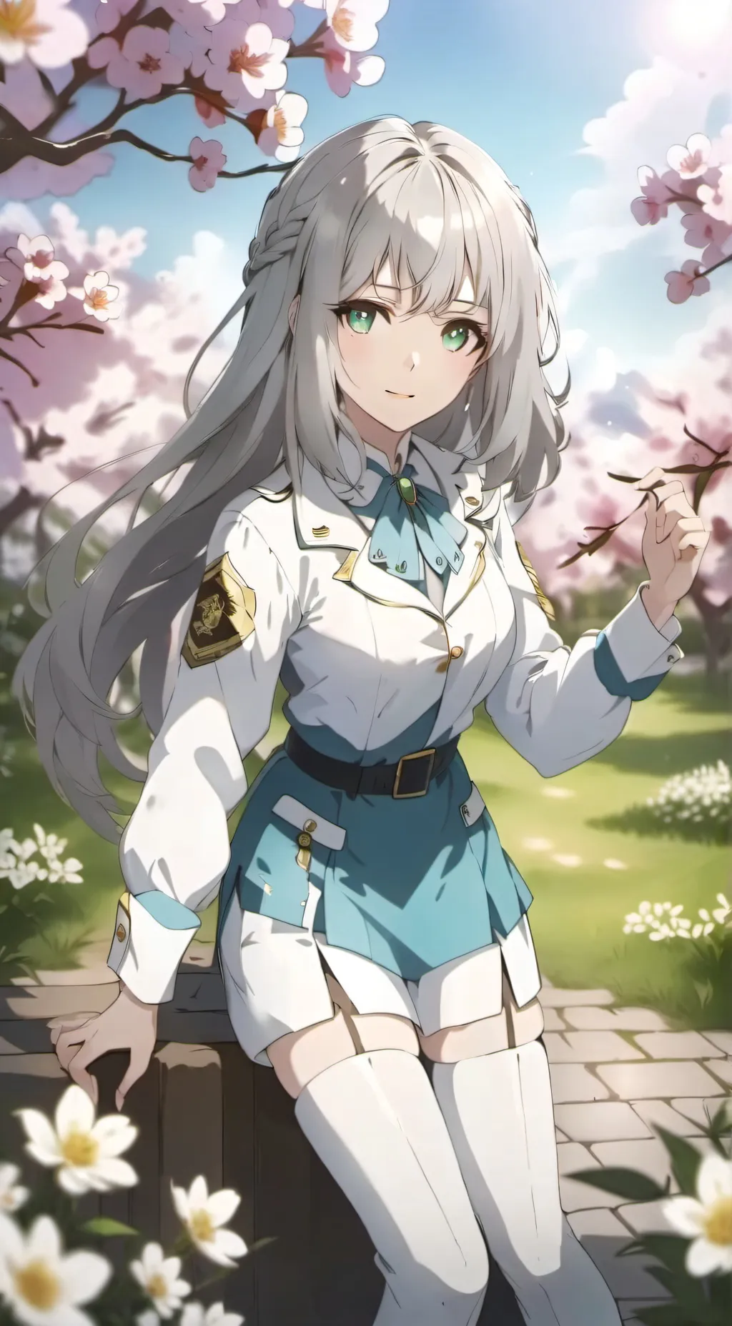 ai character: Mha military  background