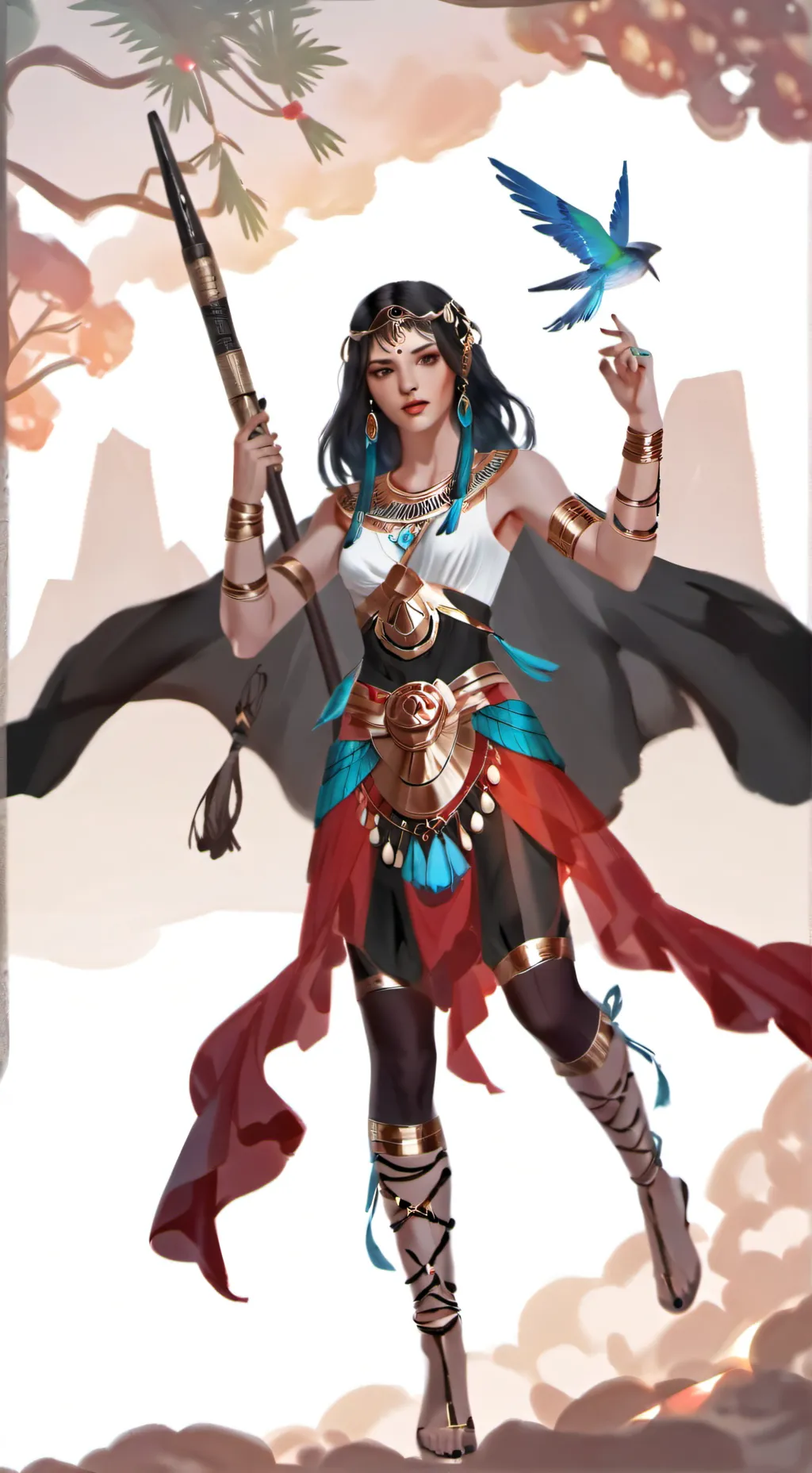 ai character: Alexandria Egypt  background