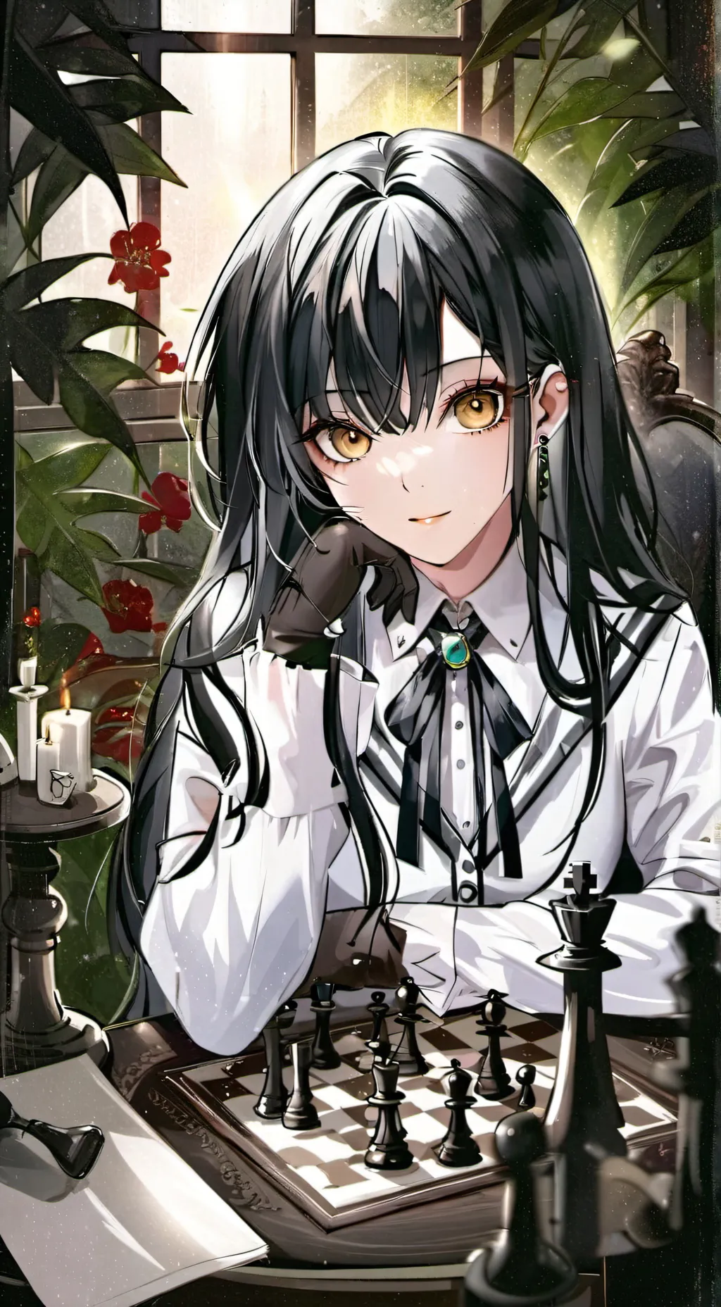 ai character: Akiko background