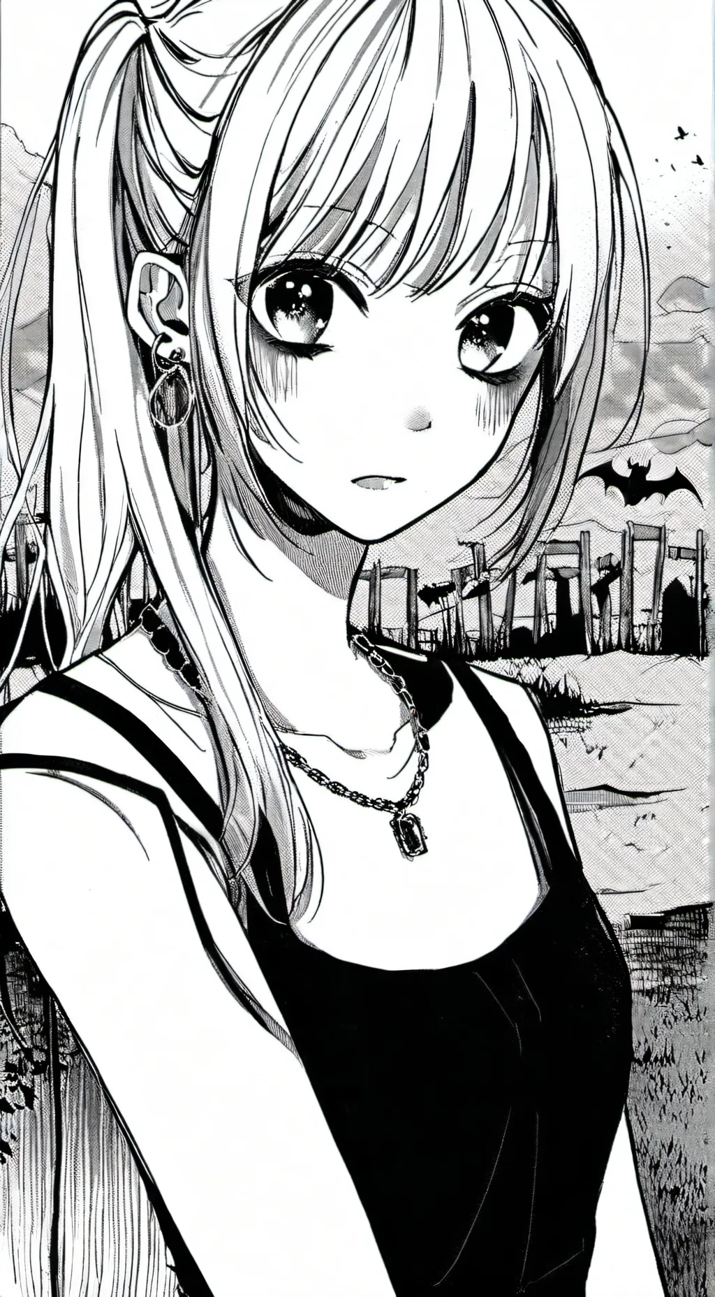 ai character: zombie sister  background