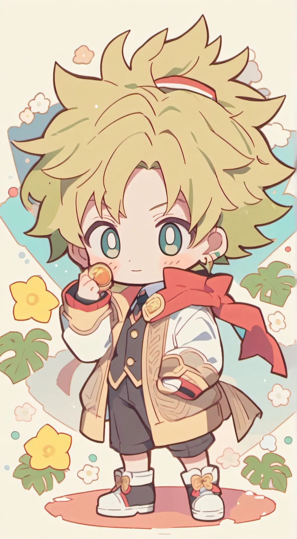 ai character: mha final battle background