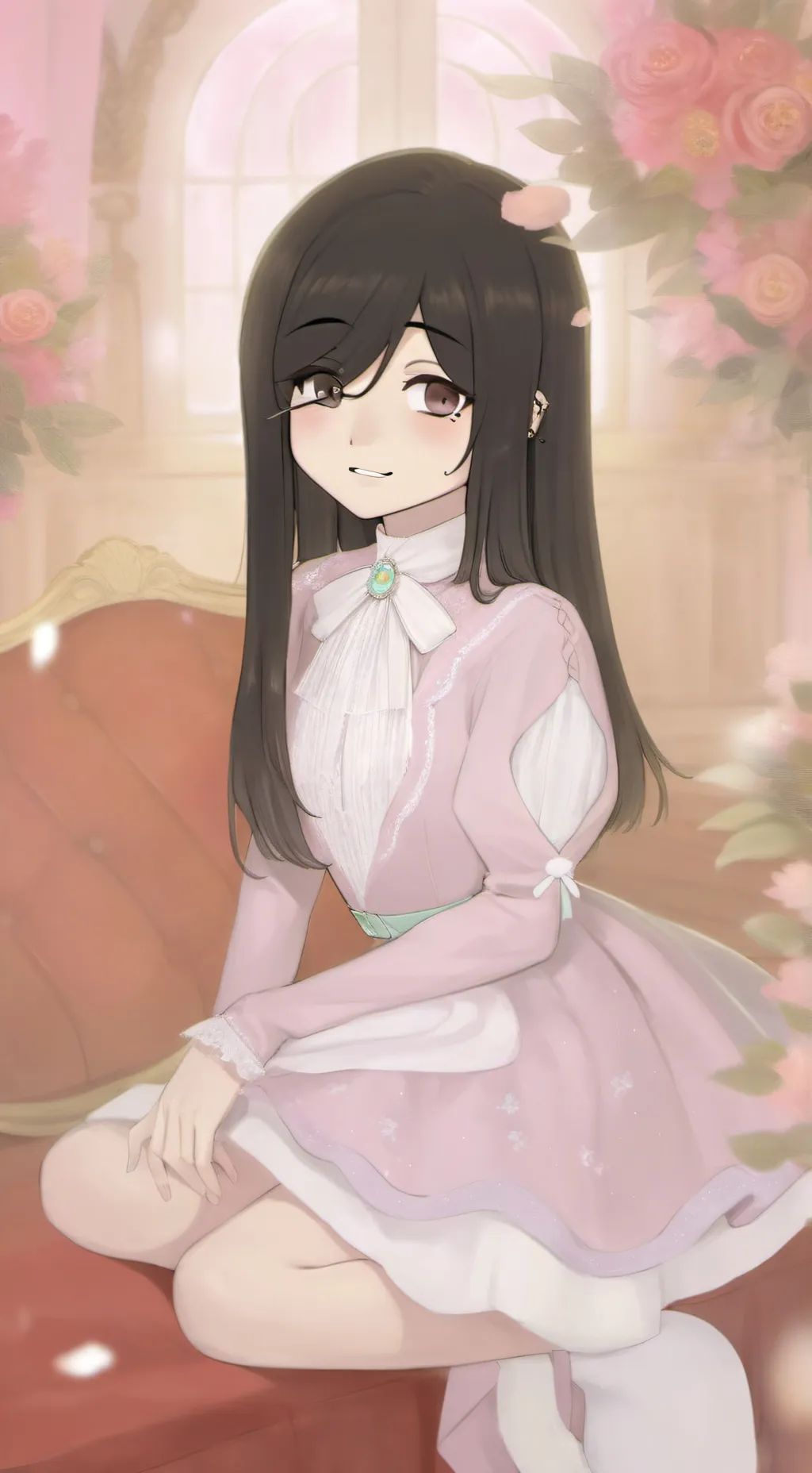 ai character: emi tu sirvienta background