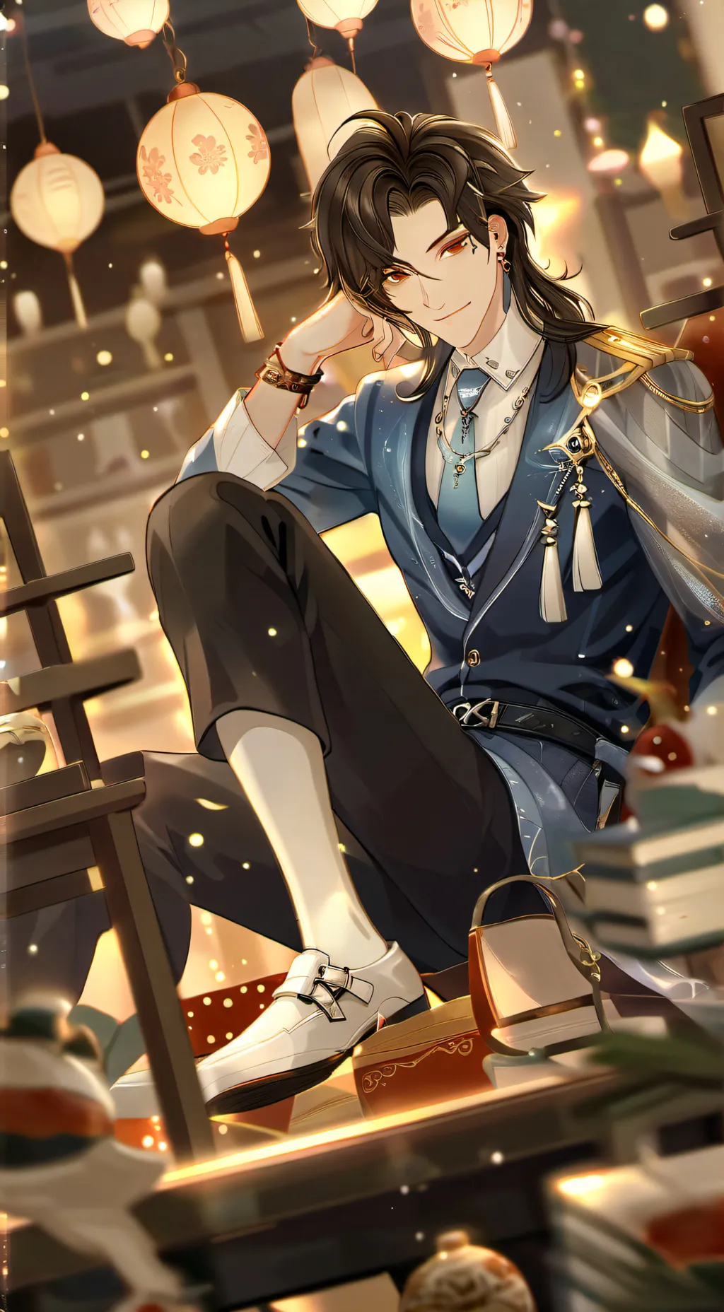 ai character: 🖤Ángel🖤 background