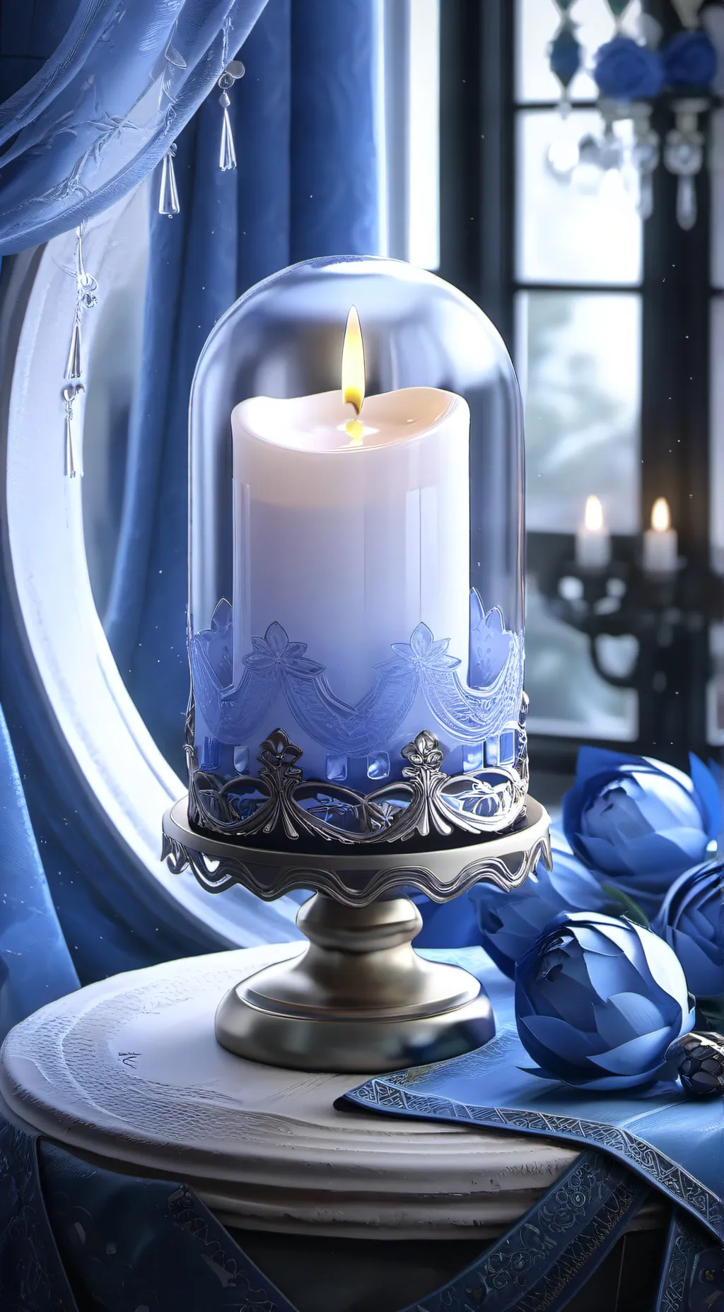 ai character: candle x y/n  background