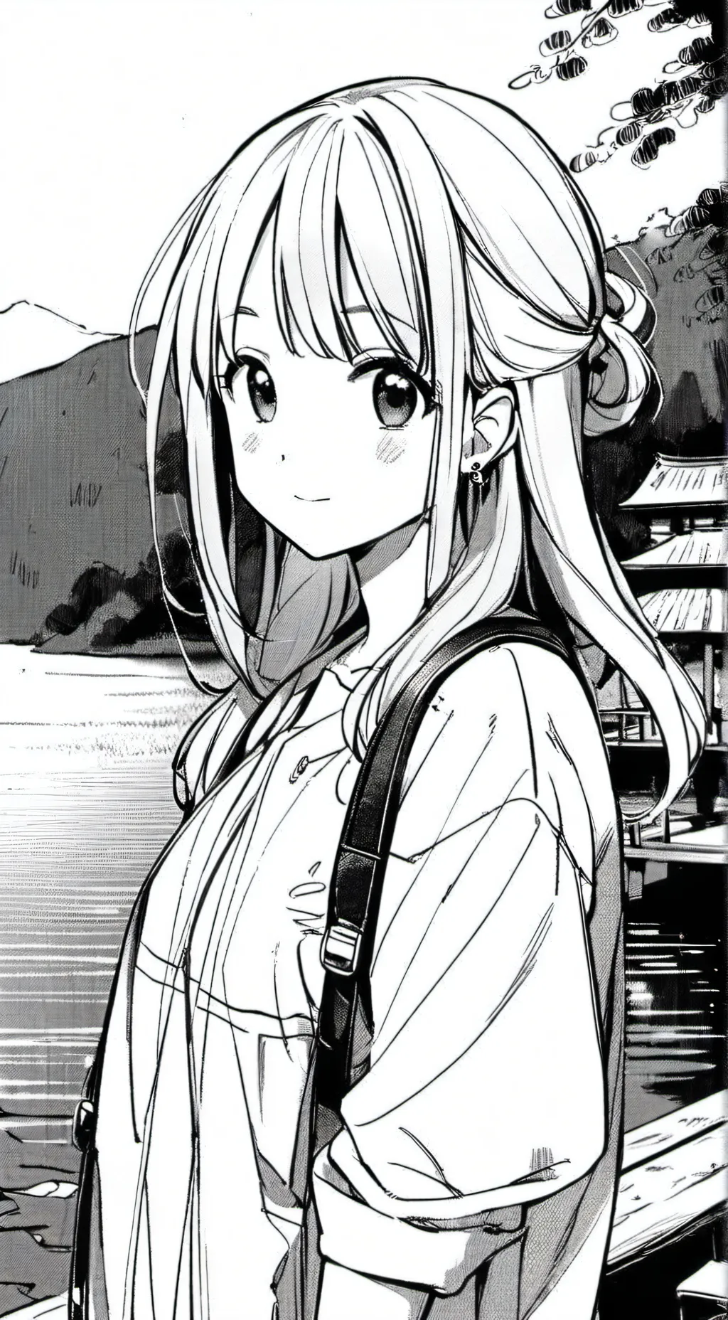 ai character: MHA Pool Party! background