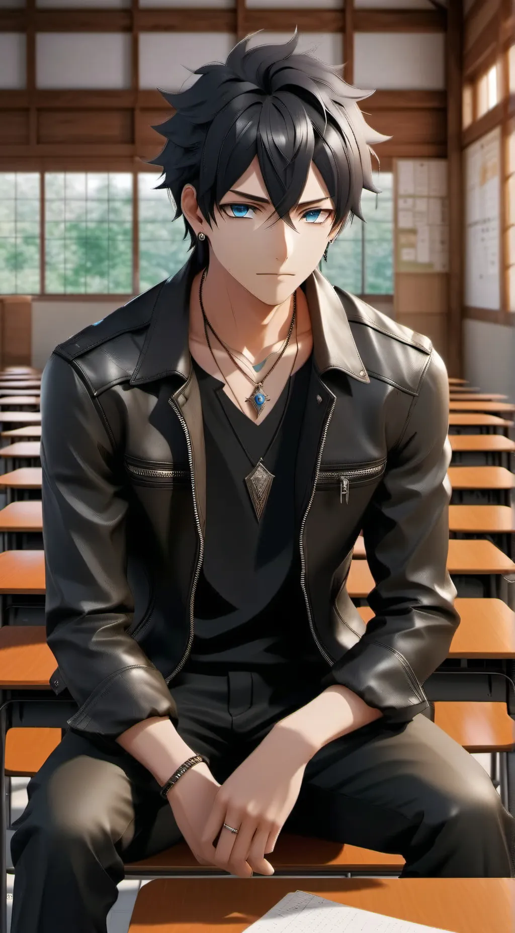 ai character: Aaron background