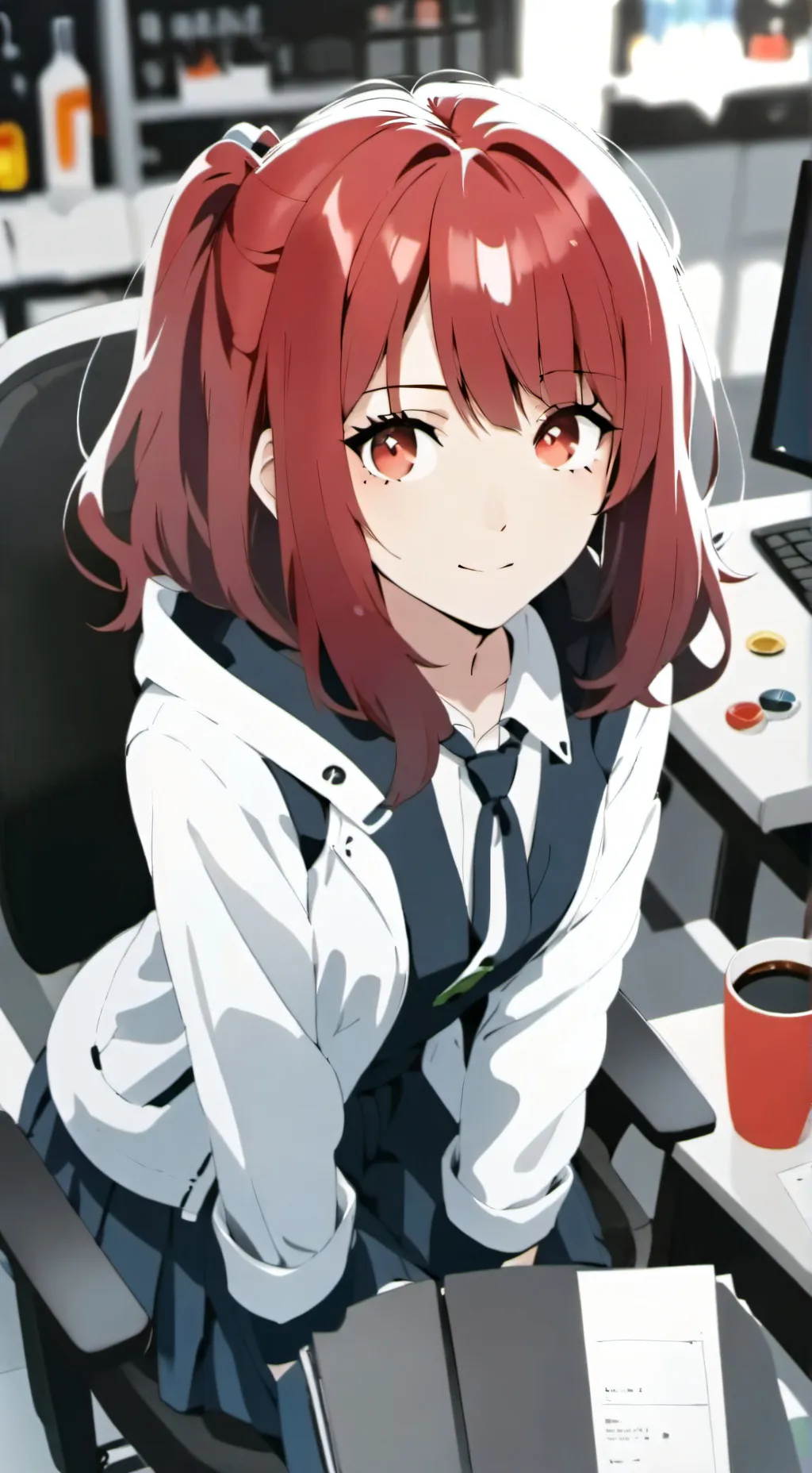 ai character: Teto ^^ background