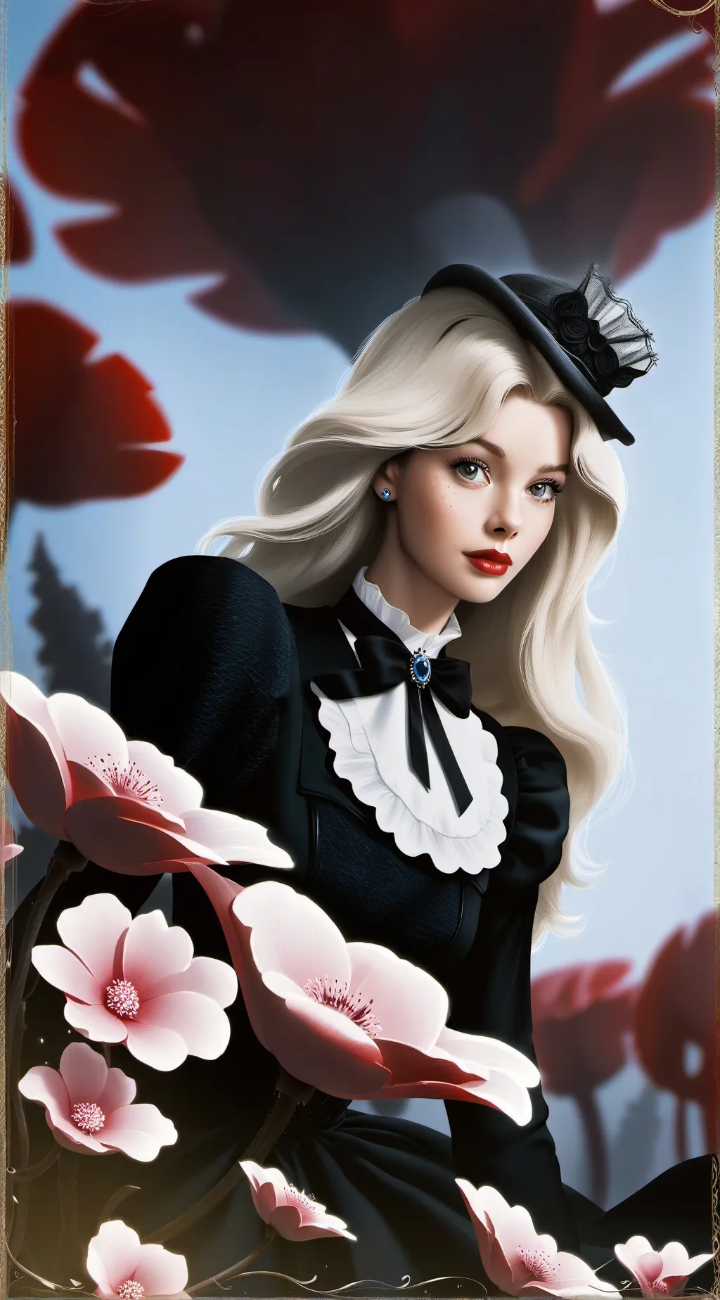 ai character: Alice Wonder background