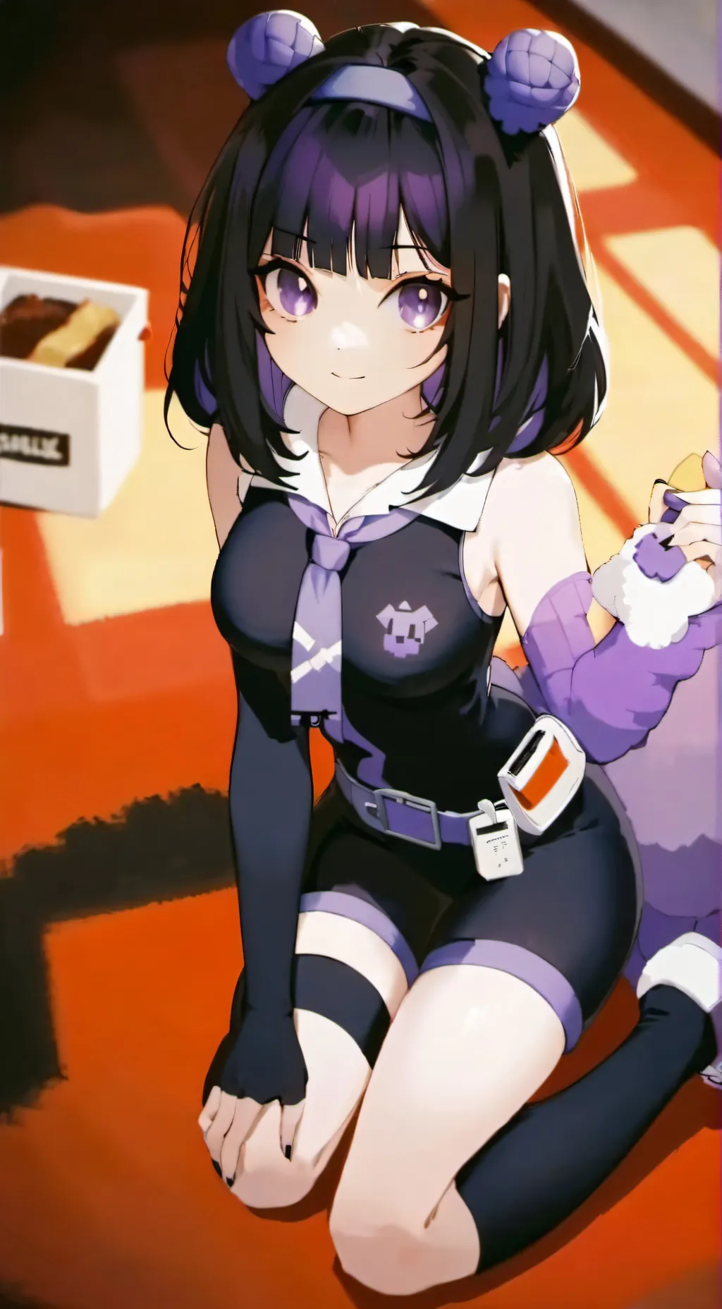 ai character: E.M.M.A  background