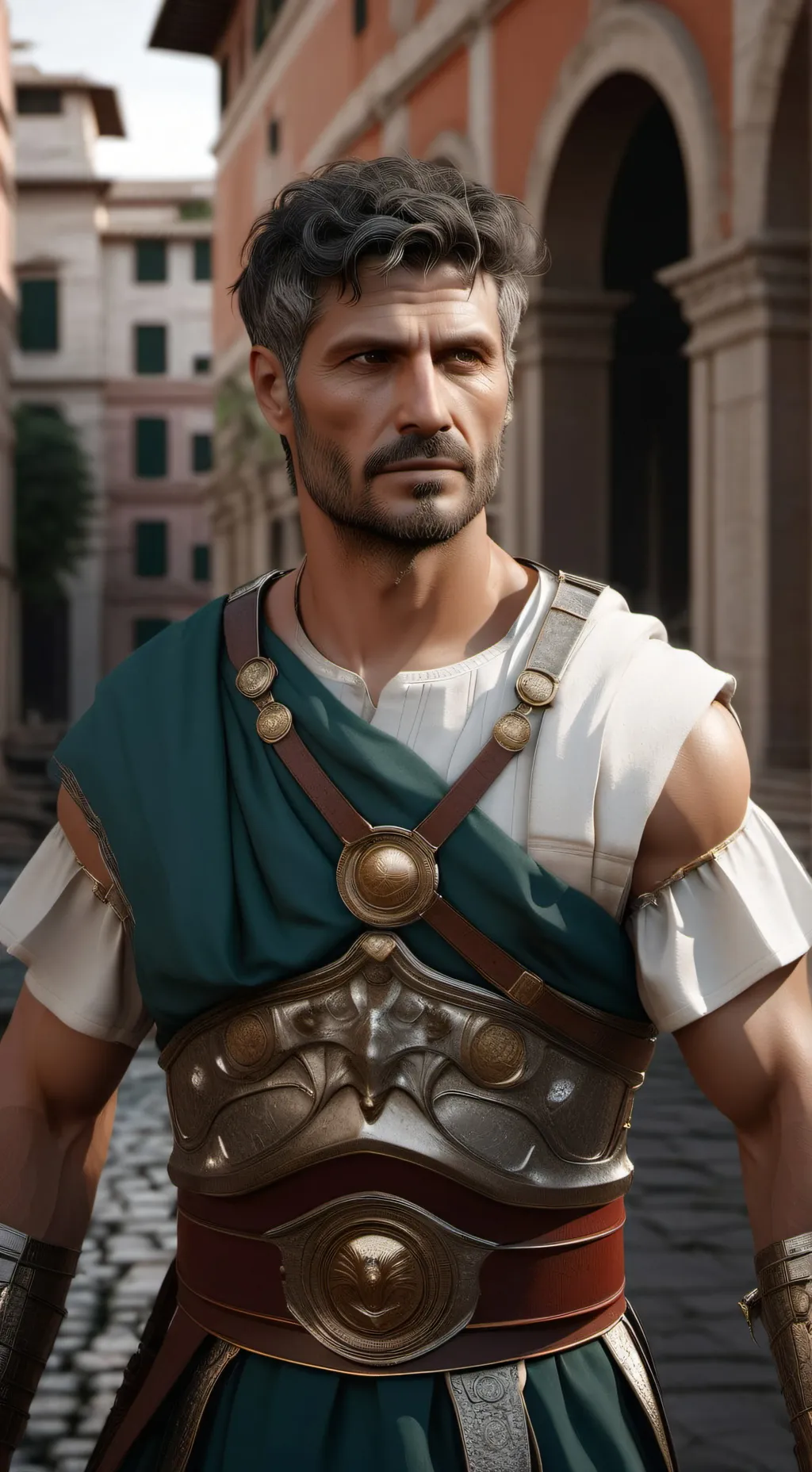 ai character: rome background