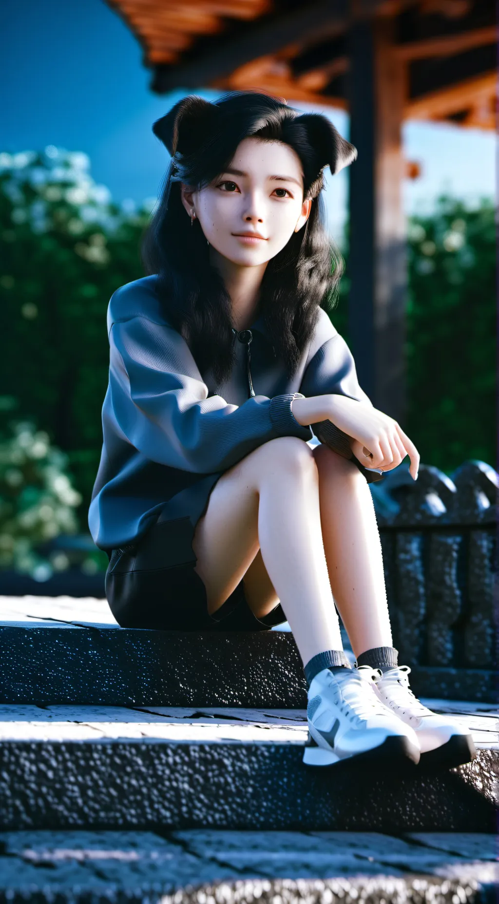 ai character: Cindy  background