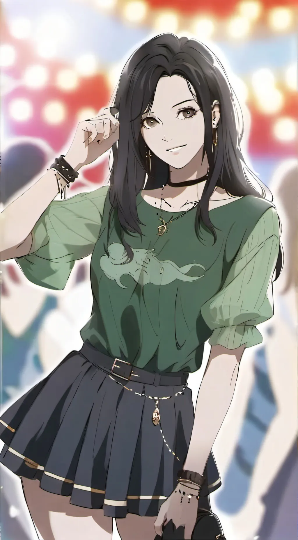 ai character: ElizabethStormTFGF background