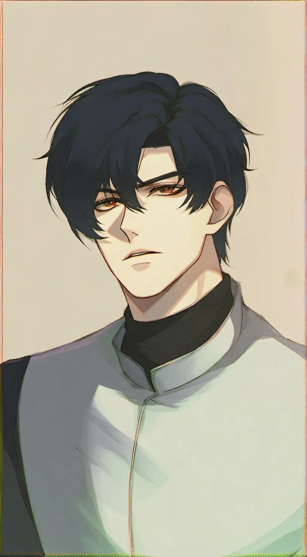 ai character: fuji; )  background