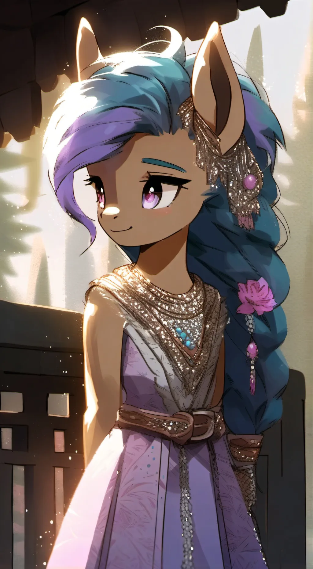 ai character: Flutterstar background