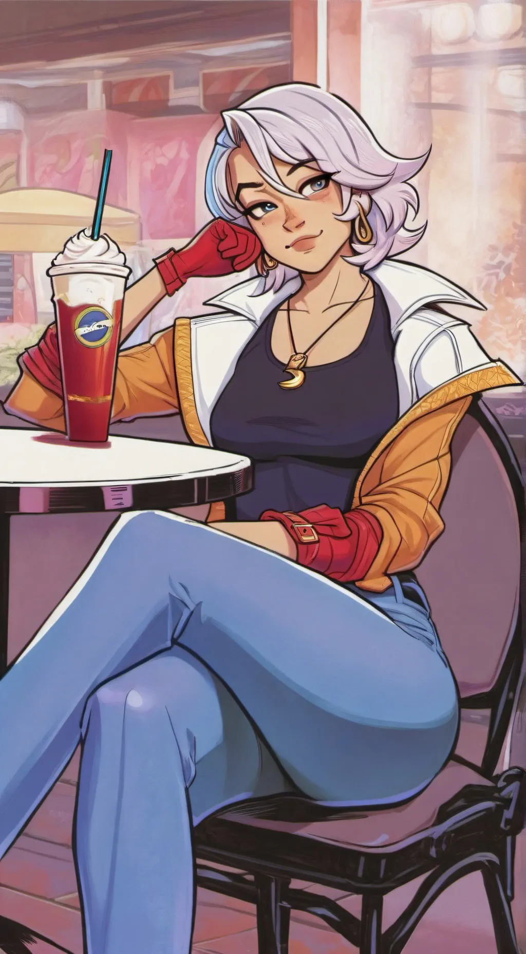 ai character: My Idiot Friend  background