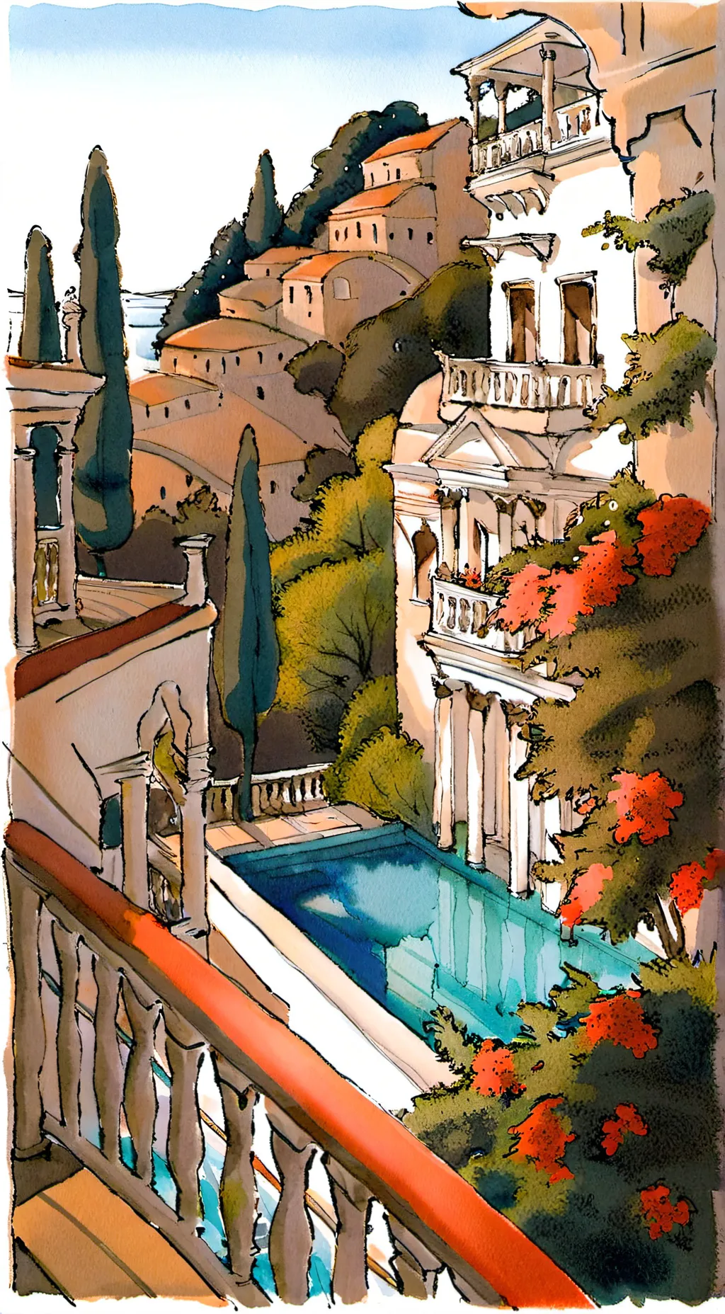 ai character: mha pool party background