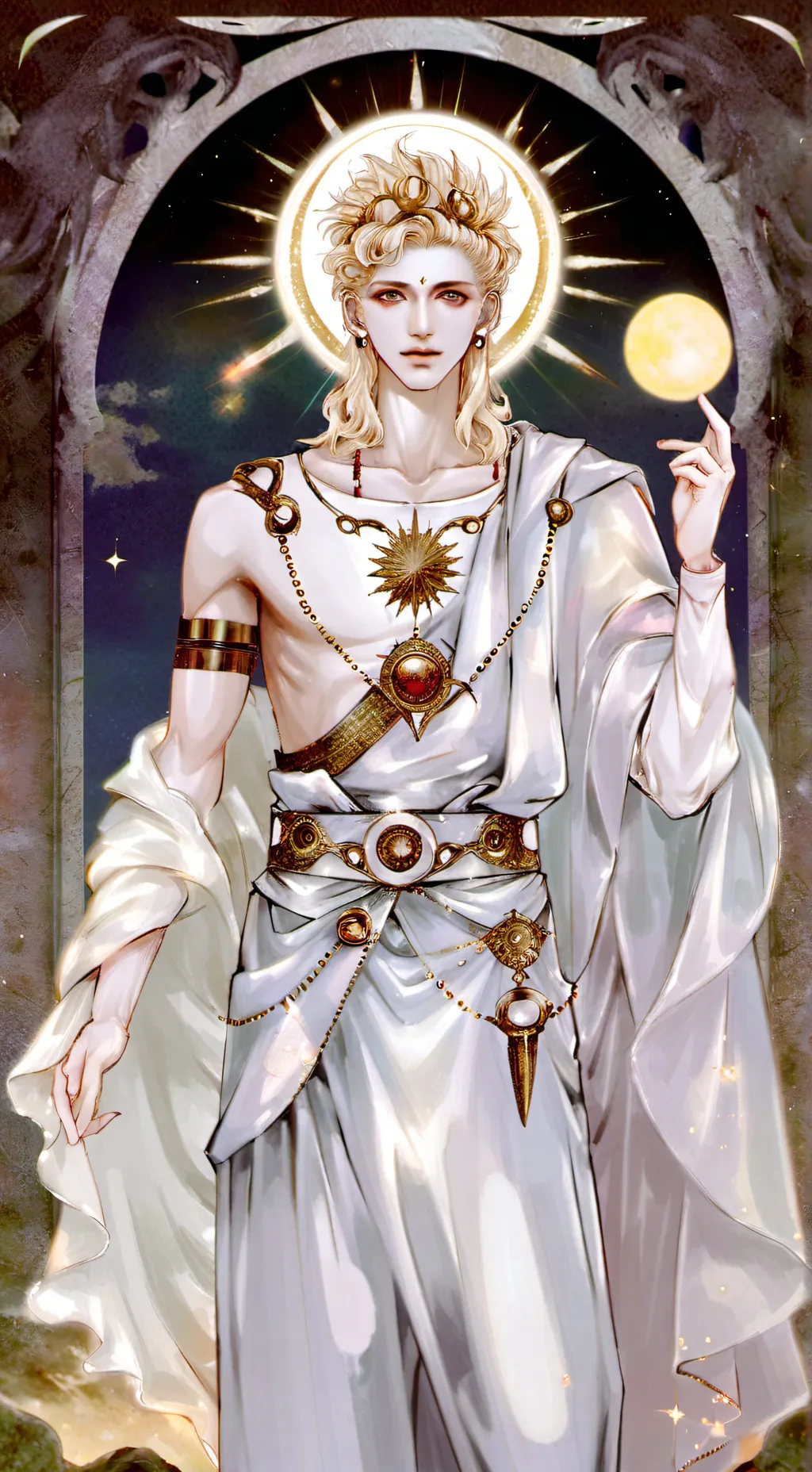 ai character: Apollo background