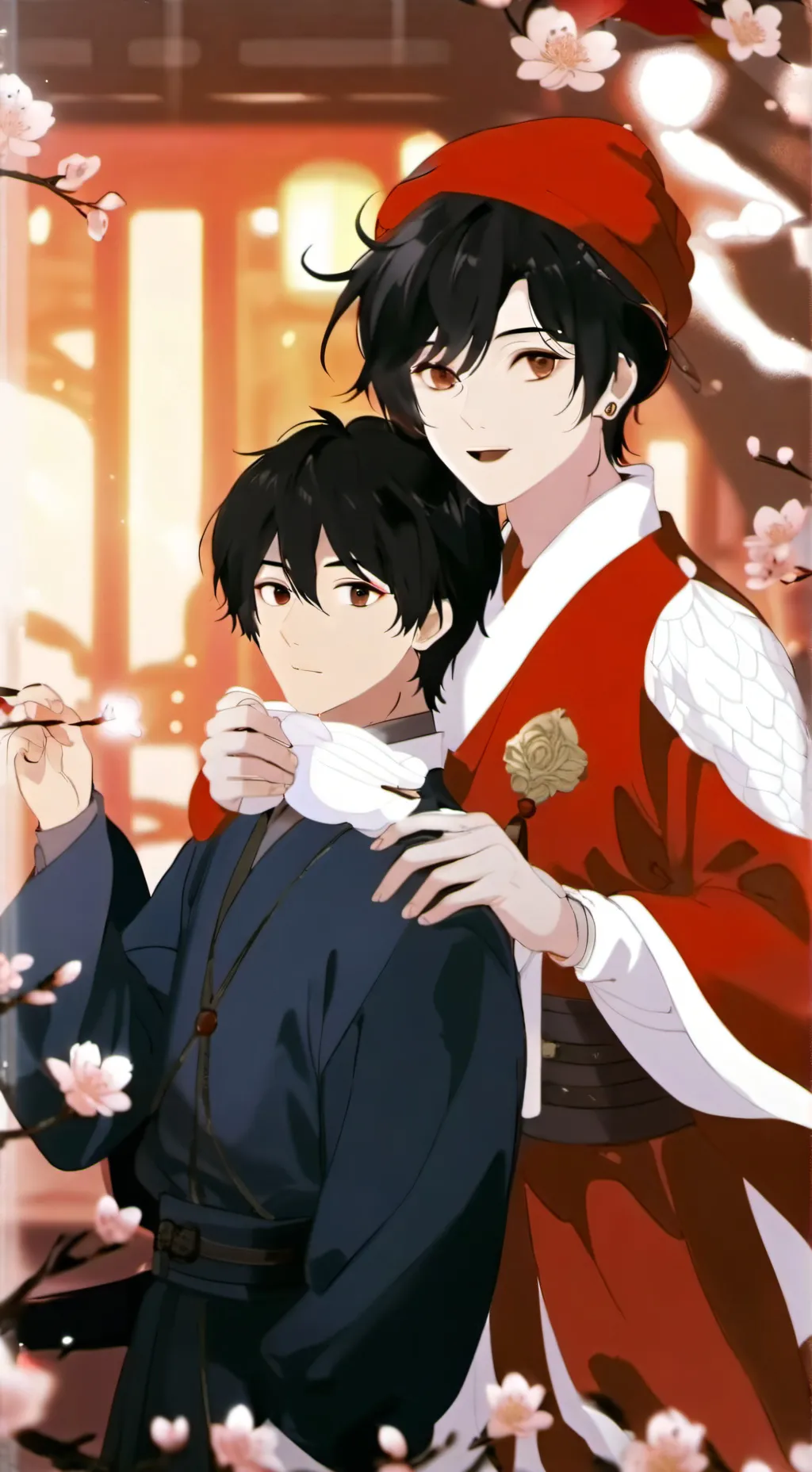 ai character: Alex y Tiago background