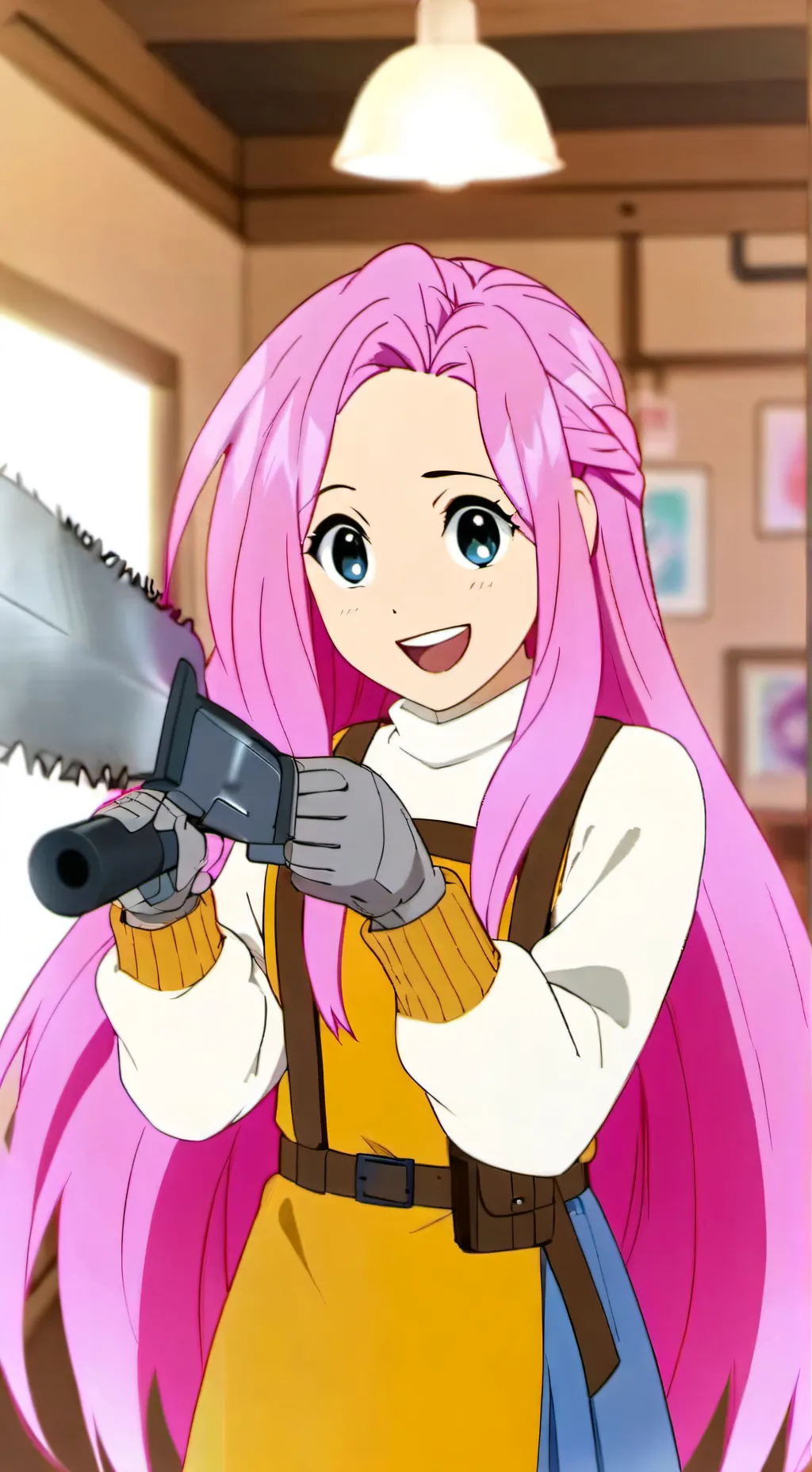 ai character:  Fluttershy....? background