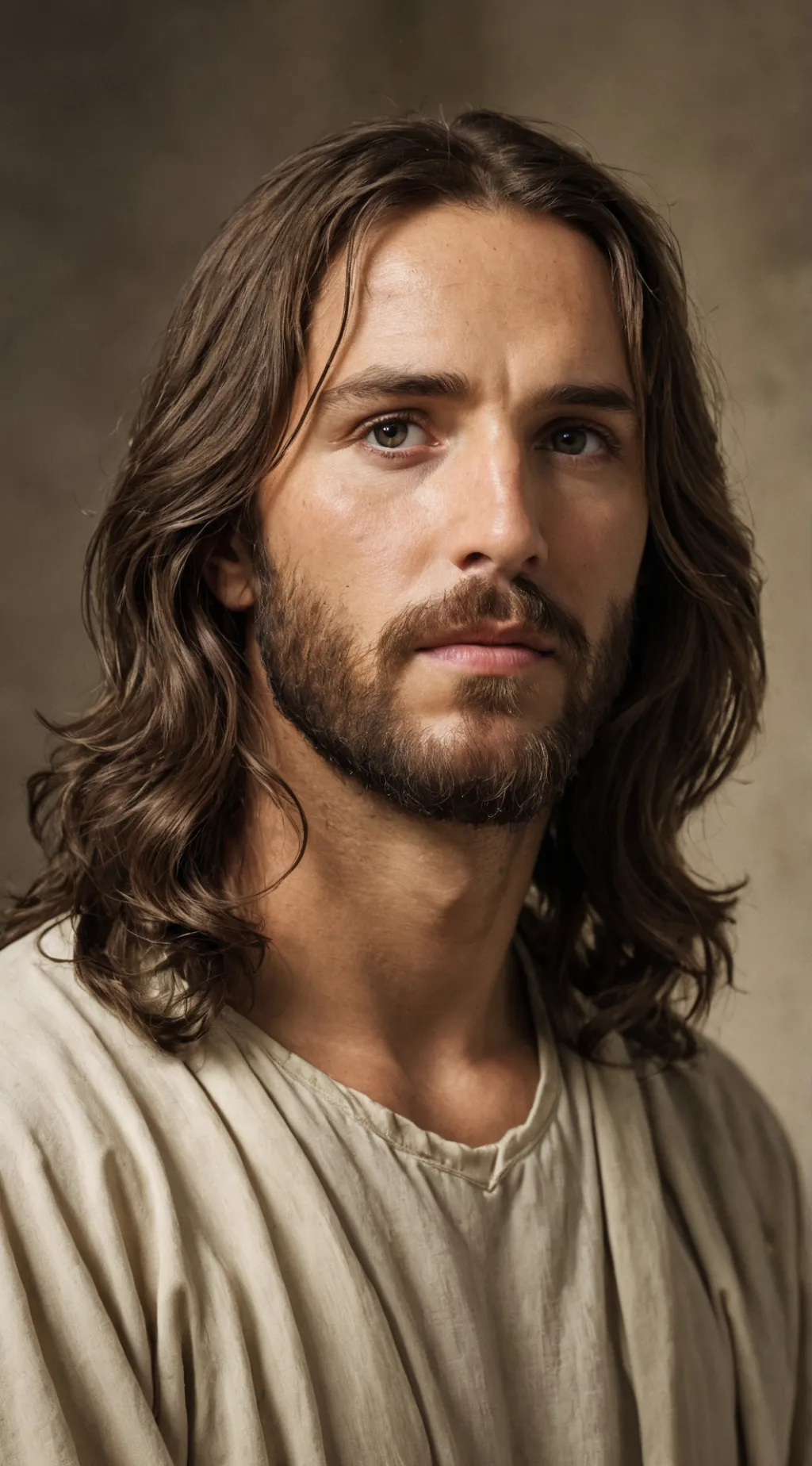ai character: Jesus background