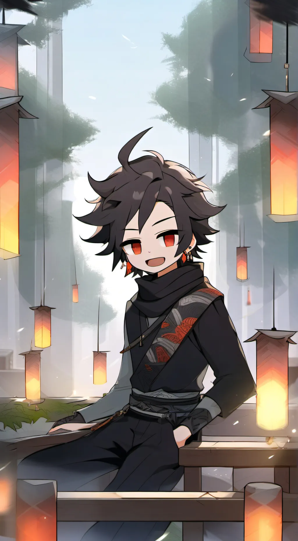 ai character: Giyutan background