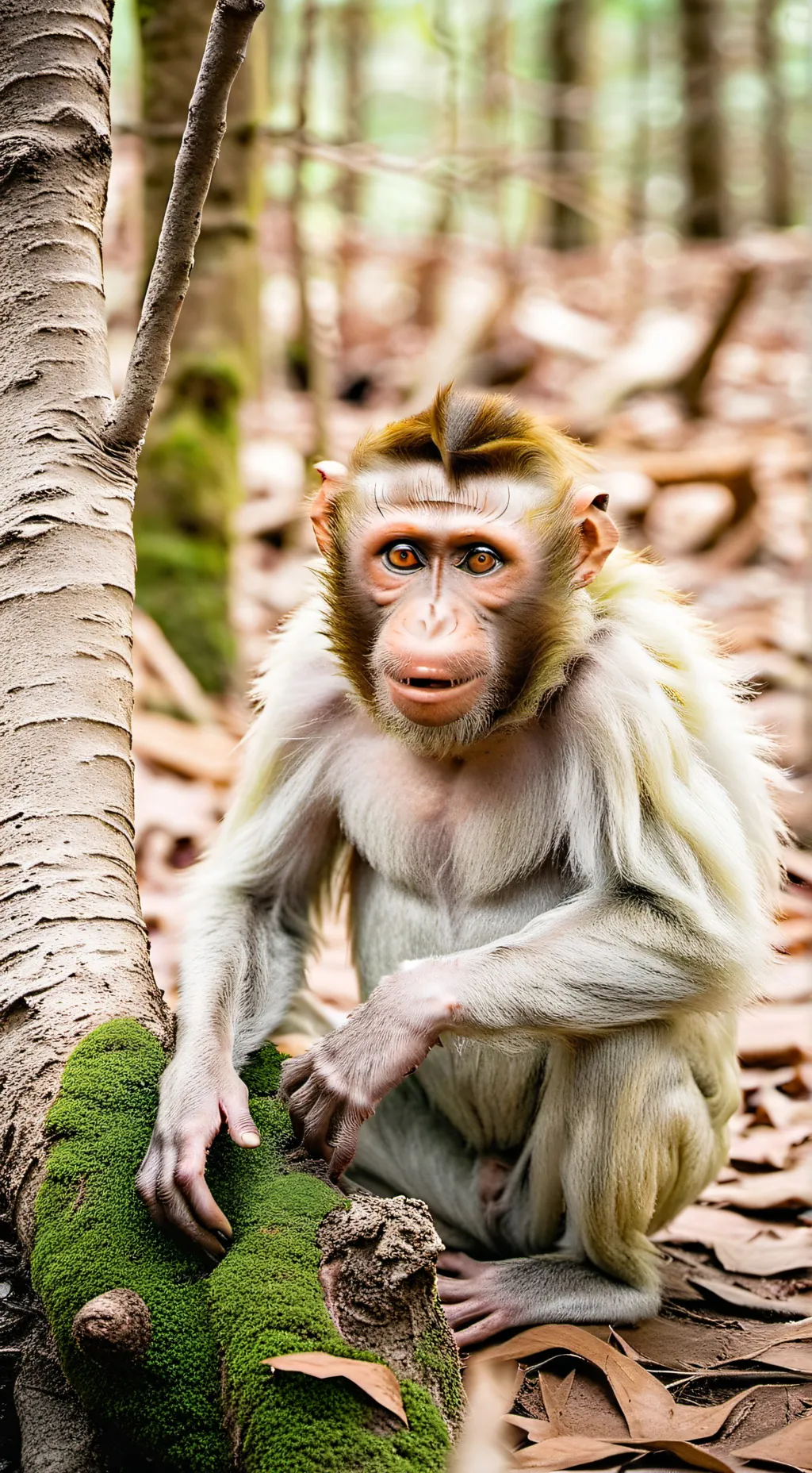 ai character: macaco magico background