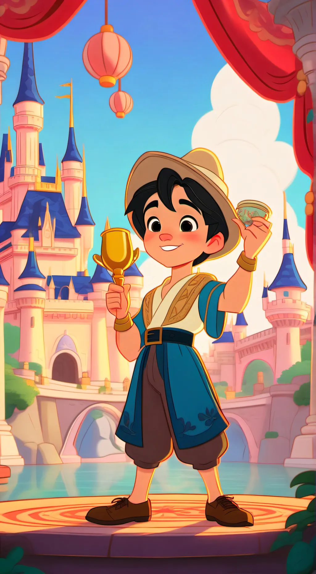 ai character: SpongeBob background