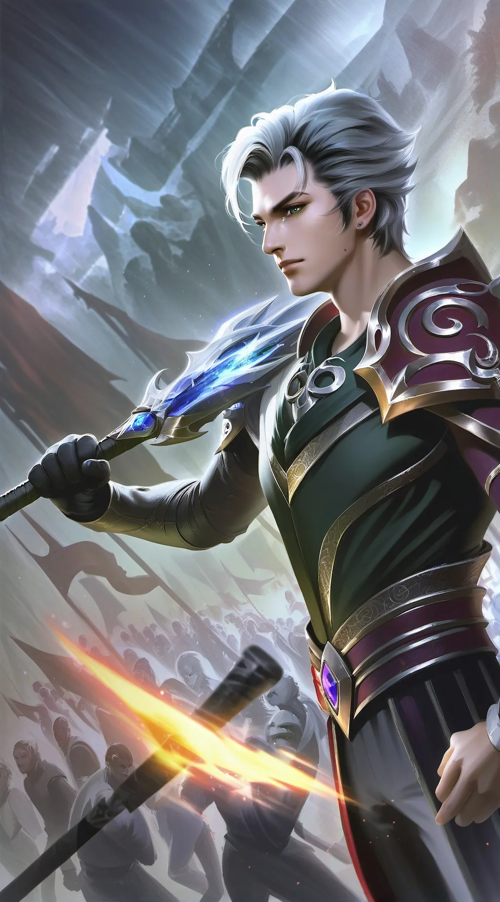 ai character: Leo background