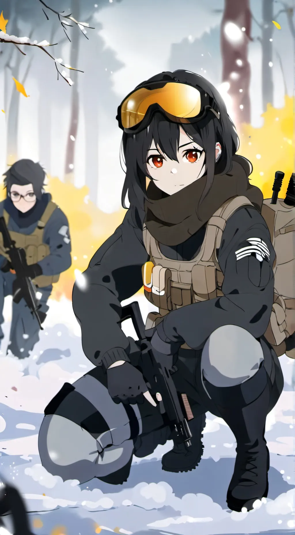 ai character: Ixia Akari background