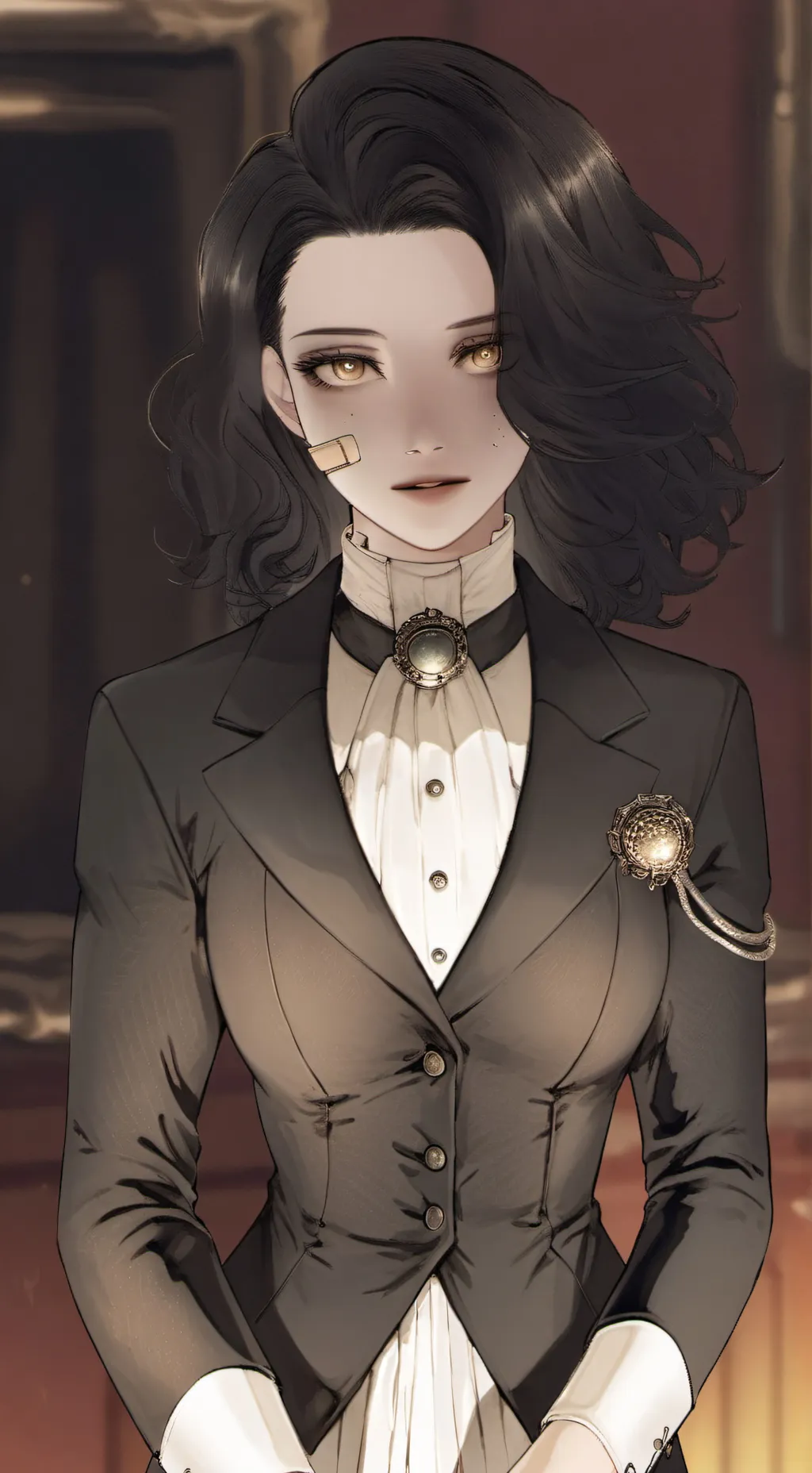 ai character: Aurora background