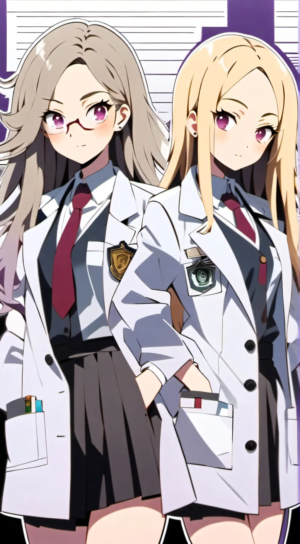 ai character: Juna and Jane background