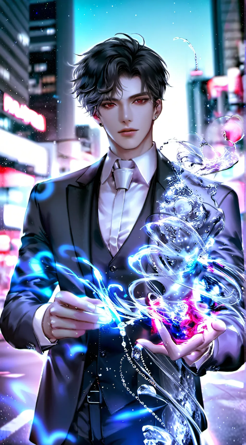 ai character: Zander background