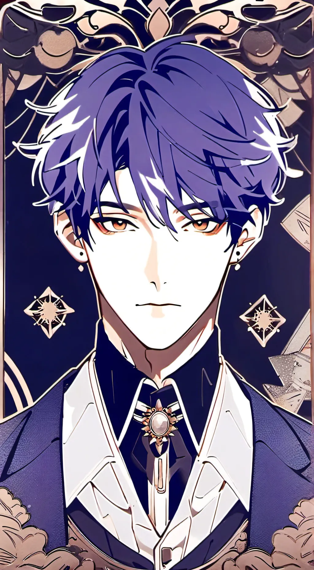 ai character: Damien background
