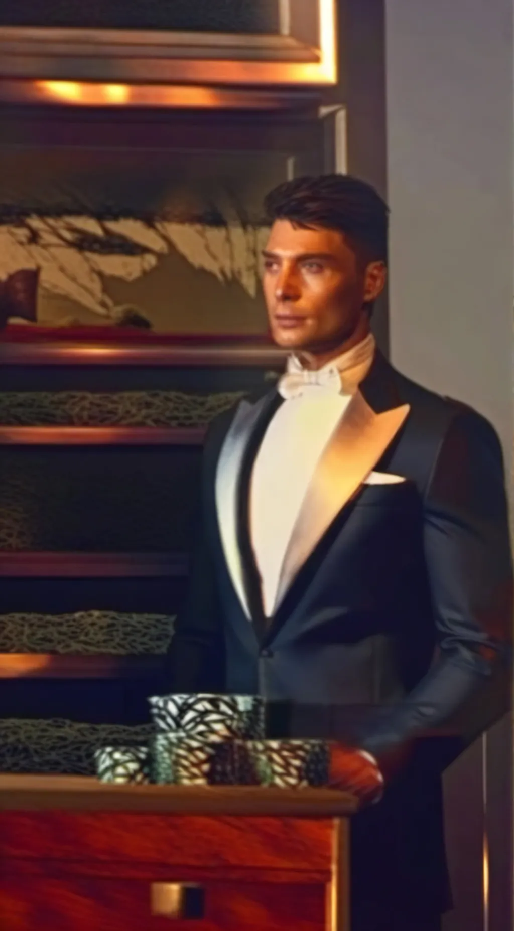 ai character: Острые К. background