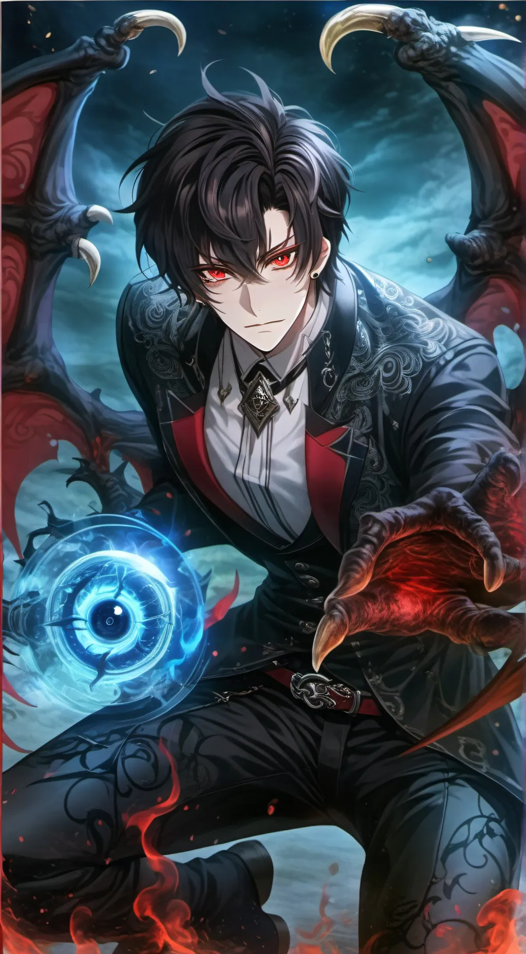 ai character: 🖤🔪 Alex~⛓️ background