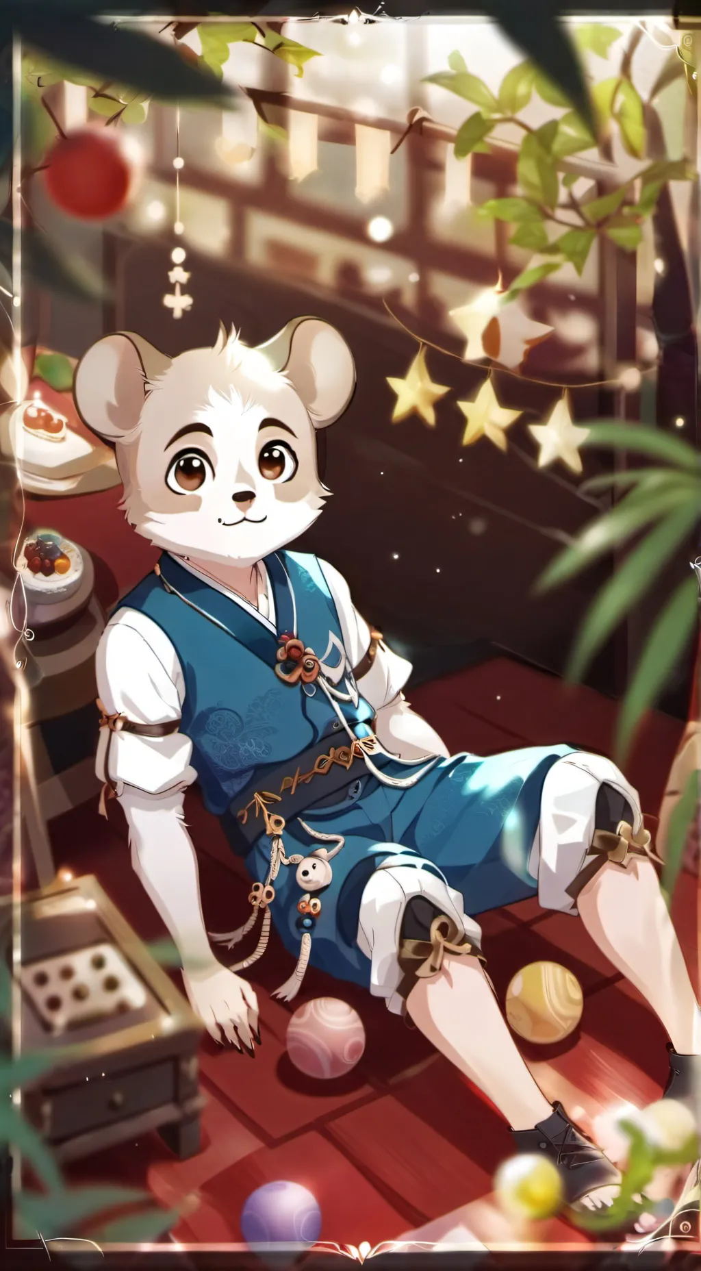 ai character: mha in hell background