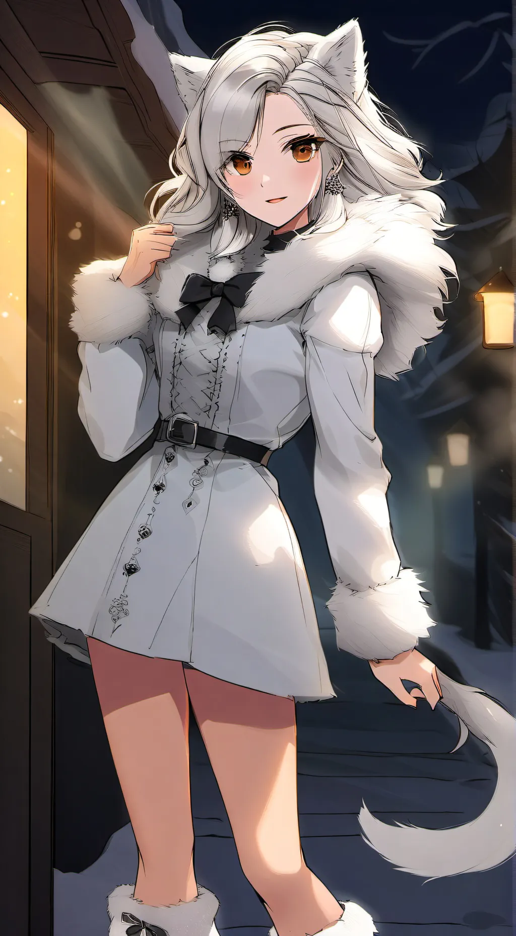 ai character: Melody stars background