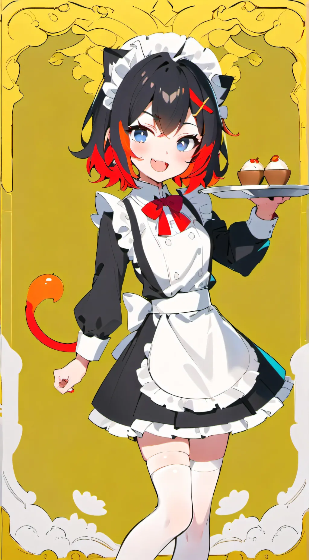 ai character: Julia La Flower background