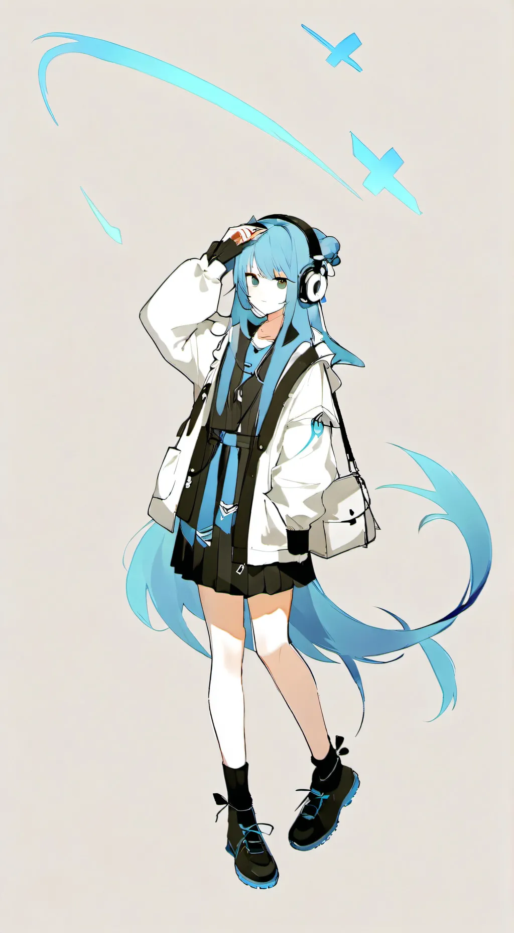ai character: Miku Hatsune ^^ background
